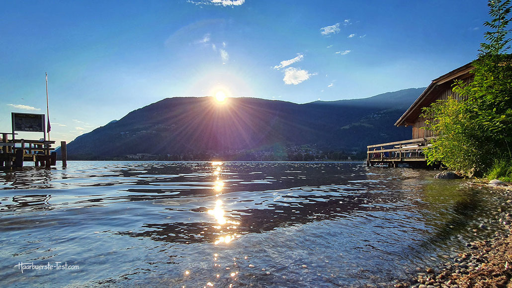 Ossiach, Sonnenuntergang, Gerlitzen