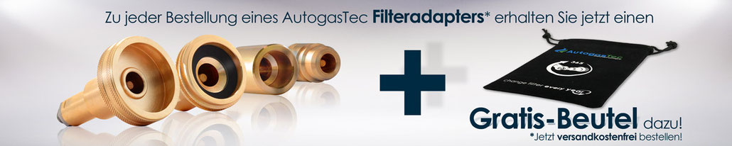 LPG-Adapter inkl. Filter und Beutel