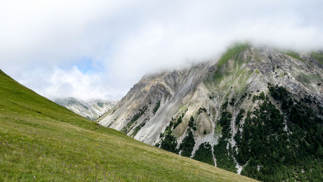 Endlich die Höhe von der Alp da Stugl erreicht