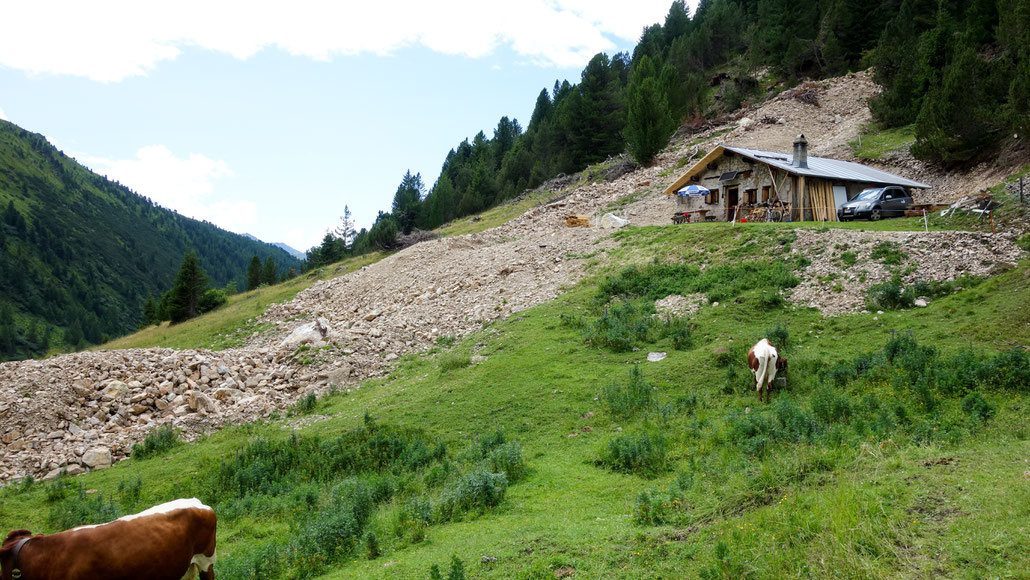 Das Haus des Hirten 1 Jahr nach dem Unwetter