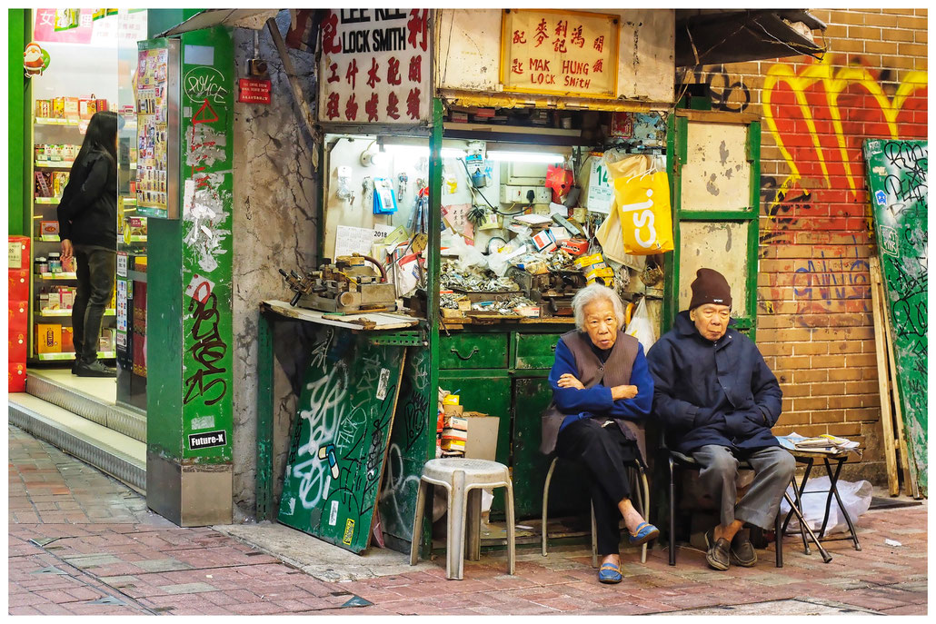 Hongkong - warten auf Kundschaft