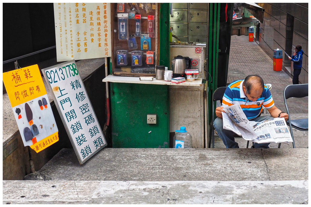 Hongkong - warten auf Kundschaft