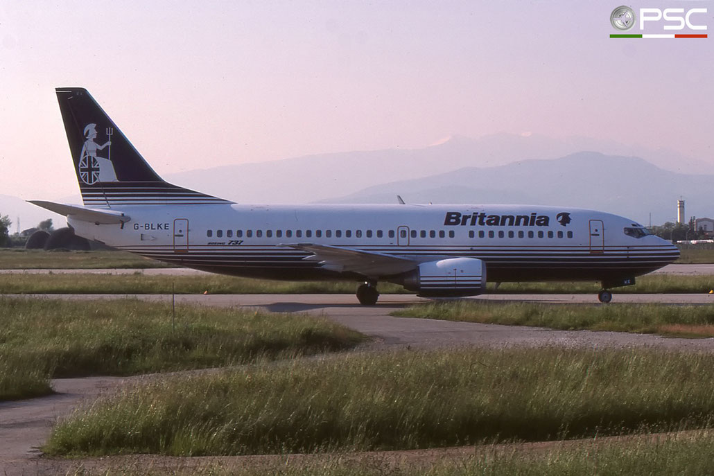 G-BLKE B737-3T5 23063/1092 Britannia Airways © 2018 courtesy of Marco Ceschi - Piti Spotter Club Verona