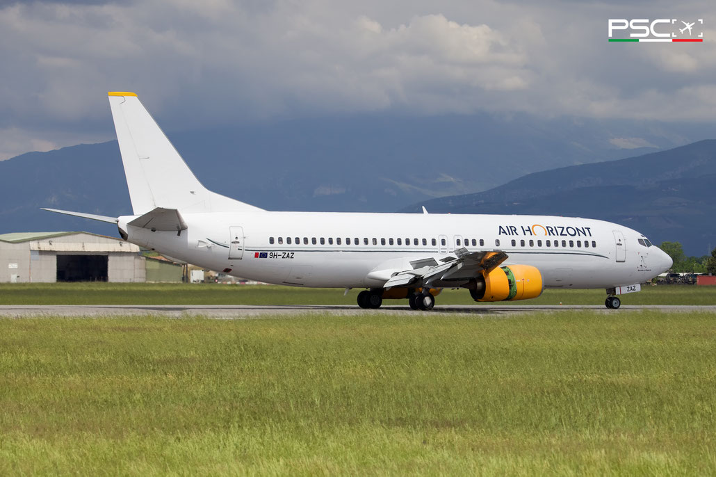 9H-ZAZ Boeing 737-436 25349 2156 cfm56-3C1 Corona De Aragon Air Horizont 1991 @ Verona Villafranca 04 2026 © Piti Spotter Club Verona