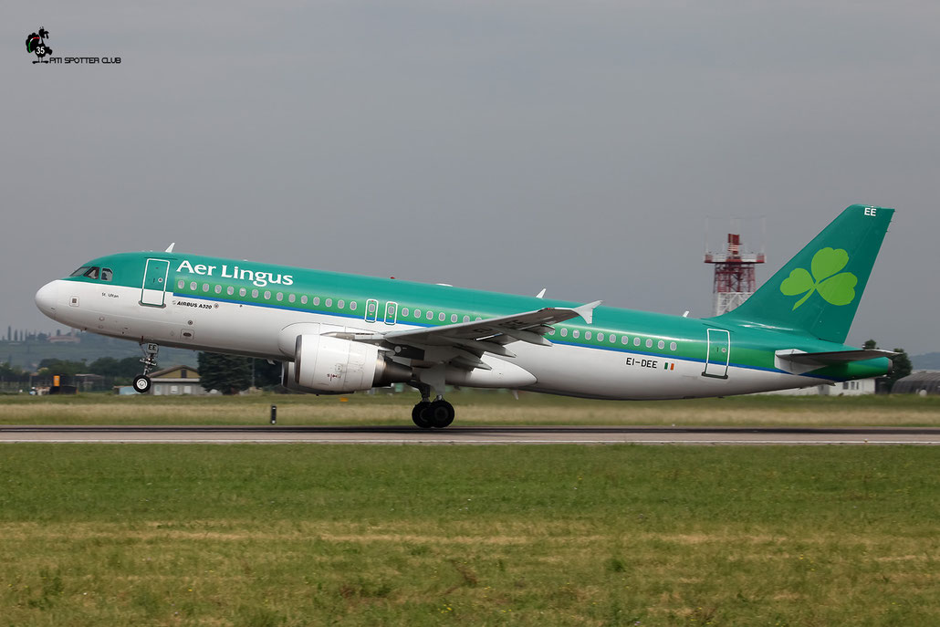 EI-DEE A320-214 2250 Aer Lingus @ Aeroporto di Verona - 02/07/2016 © Piti Spotter Club Verona