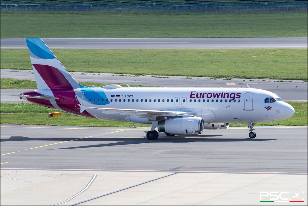 D-AGWO Airbus A319-132 4166  V2524-A5  Eurowings 2010  @ Vienna Airport 04 2024 © Piti Spotter Club Verona