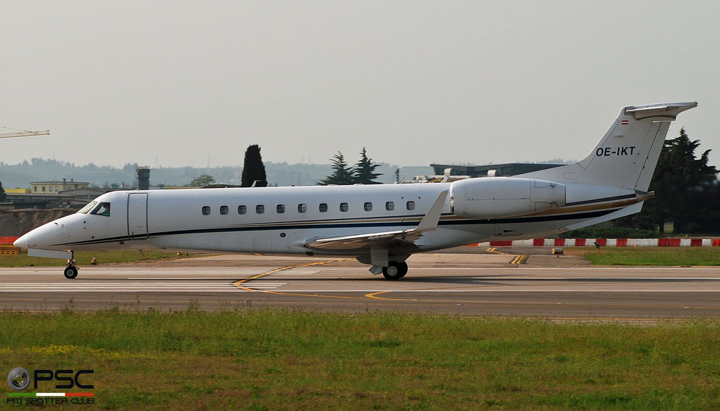 OE-IKT ERJ135BJ 14501038 International Jet Management @ Aeroporto di Verona 04.2019  © Piti Spotter Club Verona