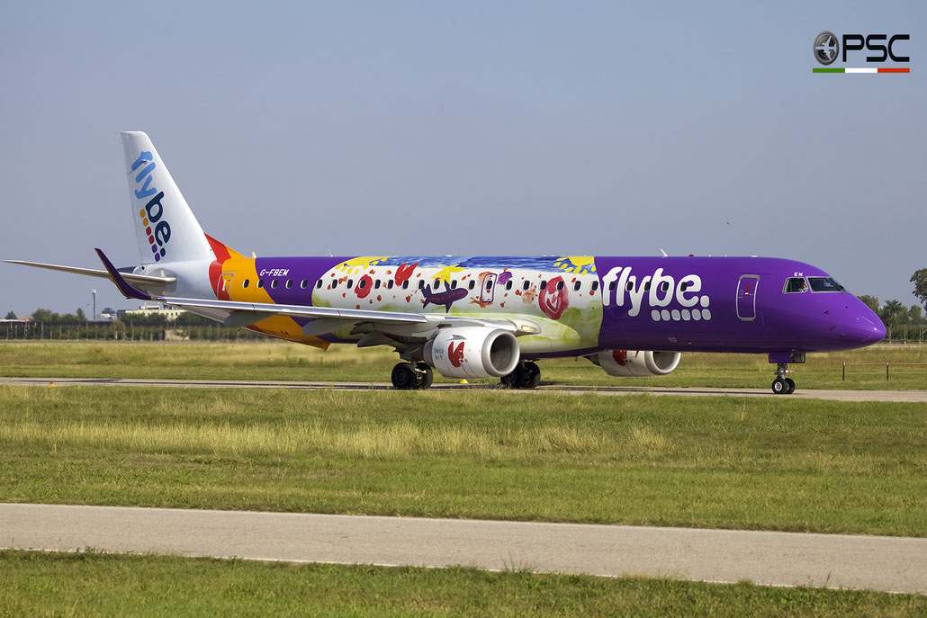 G-FBEM Embraer ERJ 195 LR 19000204  CF34-10E7  FlyBe 2008@ Verona Villafranca © Piti Spotter Club Verona