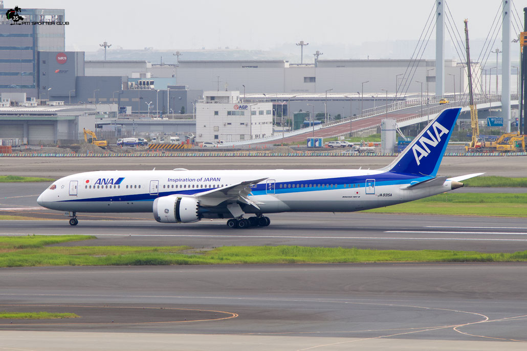 JA935A B787-9 66522/1091 ANA - All Nippon Airways @ Tokyo Haneda 07.2023 © Piti Spotter Club Verona