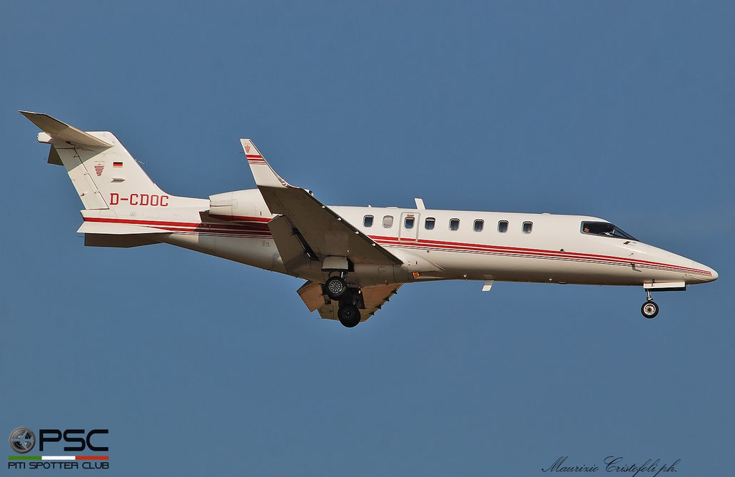 D-CDOC  Learjet 45  45-018  Jetcall GmbH  @ Aeroporto di Verona 09.2021 © Piti Spotter Club Verona