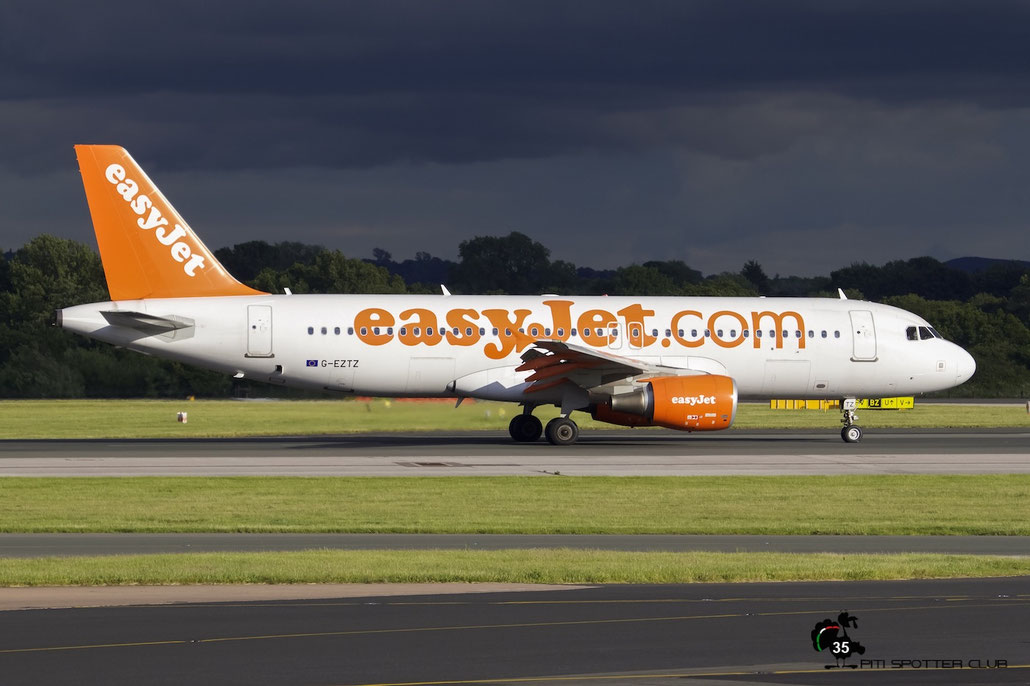 G-EZTZ A320-214 4556 EasyJet Airline @ Manchester Airport 21.06.2015  © Piti Spotter Club Verona 