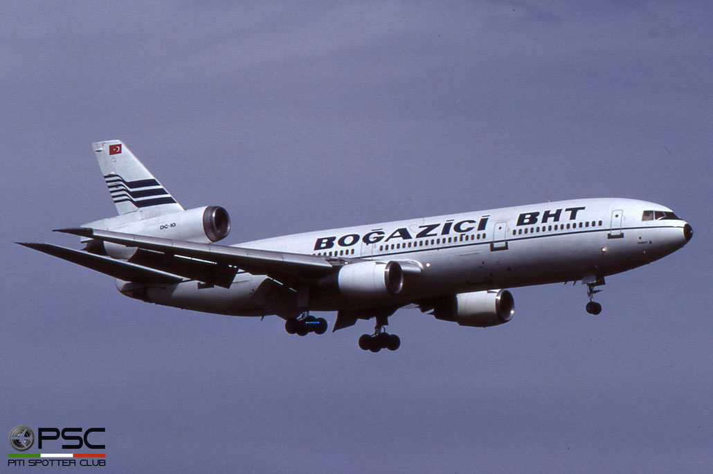TC-JAY DC-10-10 46907/78 BHT Bogaziçi Air Transport - Bogaziçi Hava Tasimaciligi © 2018 courtesy of Marco Ceschi - Piti Spotter Club Verona