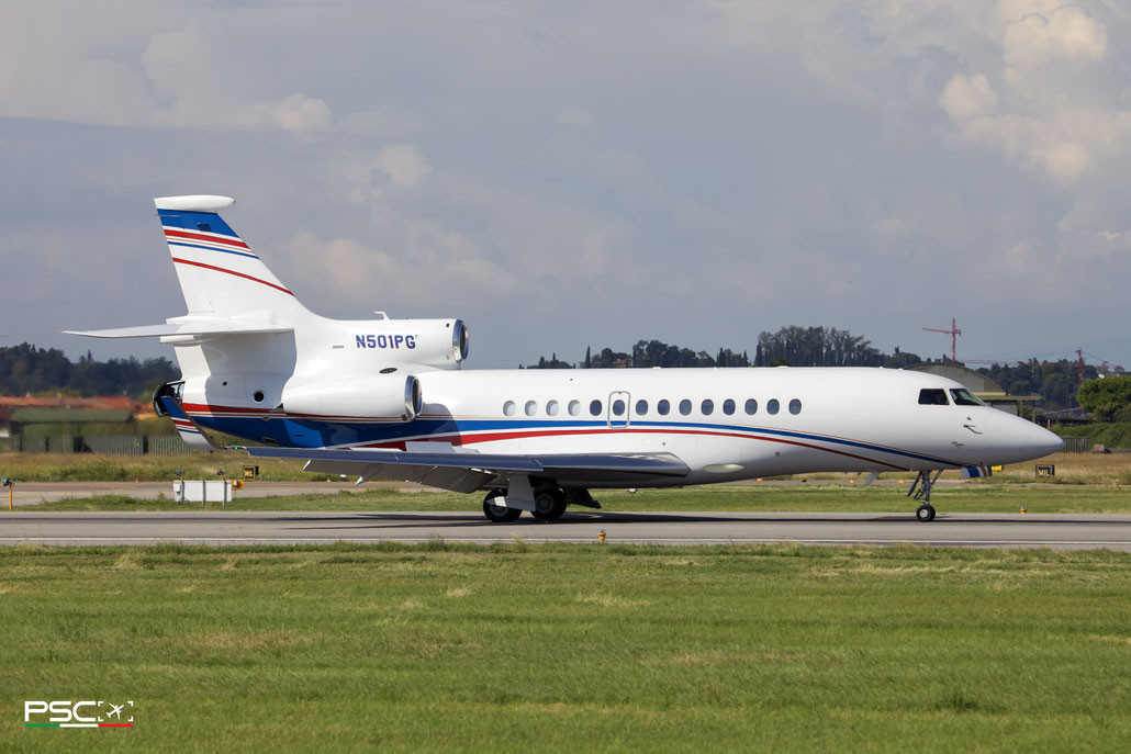 N501PG Dassault Falcon 7X 218  PW307A  Solairus Aviation 2013 @ Verona Villafranca 10 2025 © Piti Spotter Club Verona