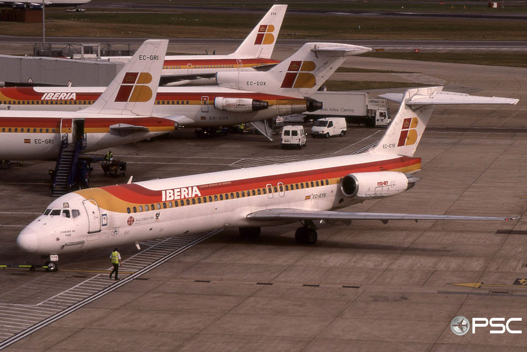 EC-EYB MD-87 49838/1733 Iberia Líneas Aéreas de España © 2018 courtesy of Marco Ceschi - Piti Spotter Club Verona