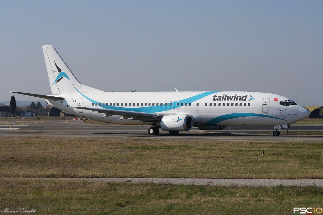 TC-TLB  B737-4Q8  25108/2551  Tailwind Airlines  @ Aeroporto di Verona  03 2022 © Piti Spotter Club Verona
