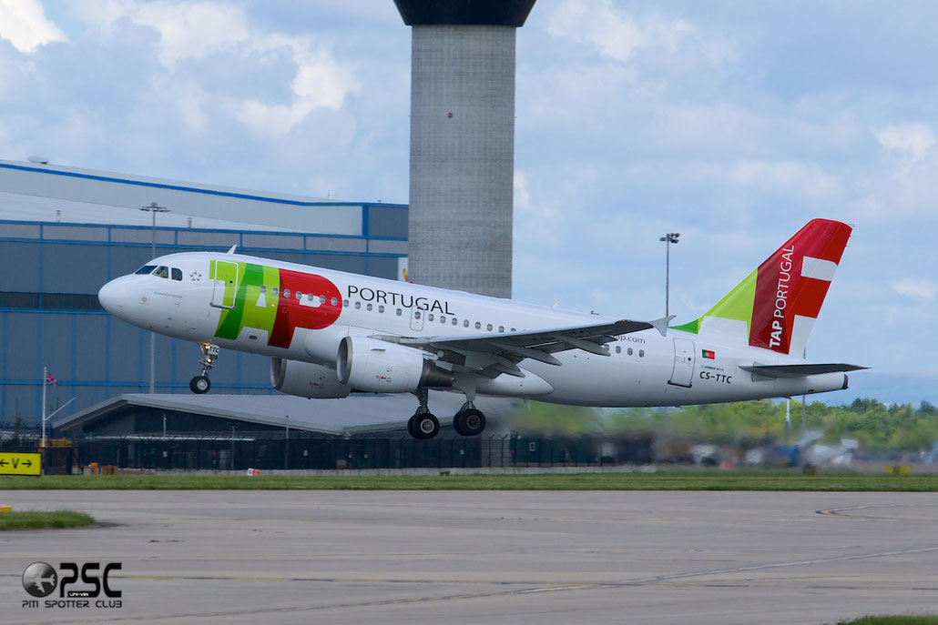 CS-TTC A319-111 763 TAP Portugal - Transportes Aéreos Portugueses @ Manchester Airport 13.05.2014 © Piti Spotter Club Verona 