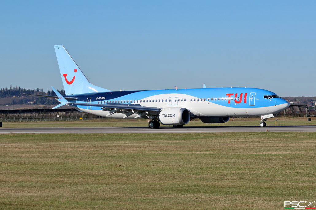 G-TUPD Boeing 737-8 MAX 44667 9426 LEAP-1B Dakar TUI Airways 2025  @ Verona Villafranca 12 2025 © Piti Spotter Club Verona