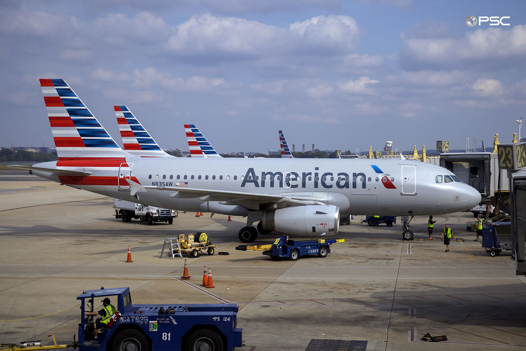 N835AW A319-132 2458 American Airlines @ Washington Regional R.Reagan Airport 21.10.2016 © Piti Spotter Club Verona