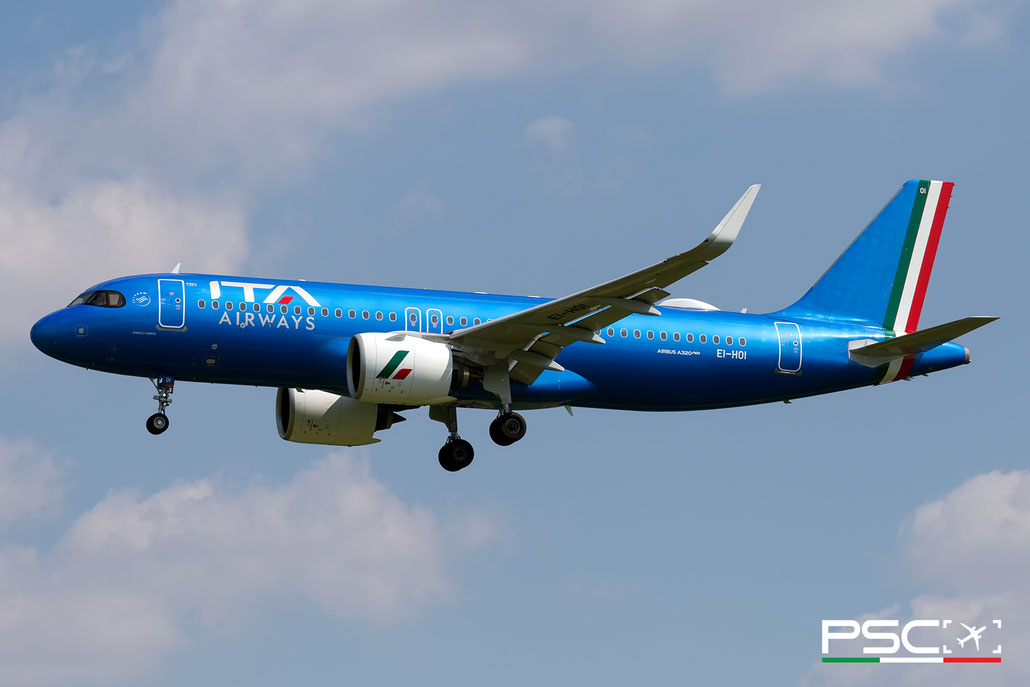 EI-HOI Airbus A320-272N 11945  PW1124G-JM Enrico Fabris ITA Airways (AerCap Holdings NV) 2024 @ Aeroporto di Verona 07 2024 © Piti Spotter Club Verona