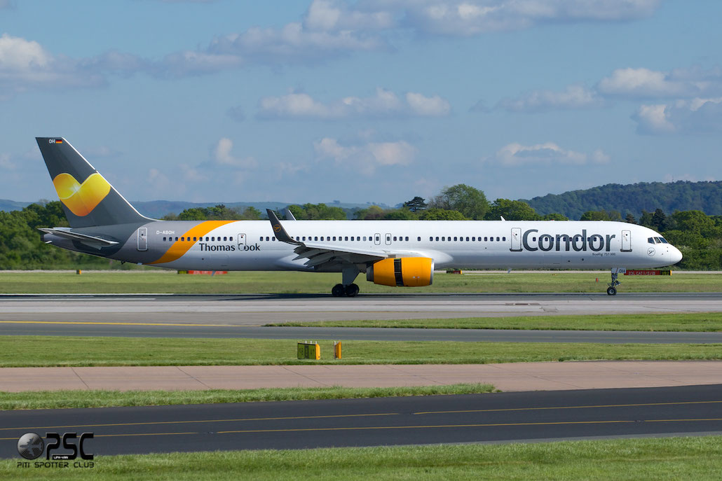 D-ABOH B757-330 30030/855 Condor Flugdienst @ Manchester Airport 13.05.2014 © Piti Spotter Club Verona