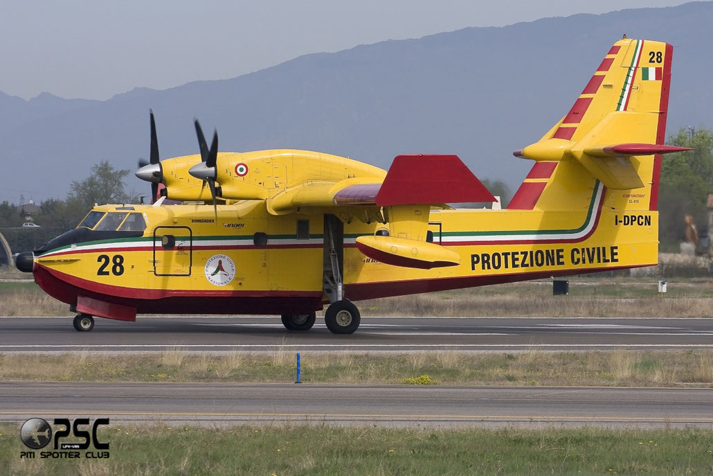 Protezione Civile - Canadair CL-415 - I-DPCN @ Aeroporto di Verona © Piti Spotter Club Verona
