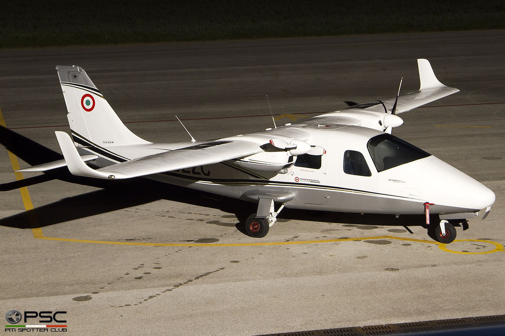I-OZZC Tecnam P2006T Mk II · Serial #: 217 @ Aeroporto di Trento 11 2021 © Piti Spotter Club Verona