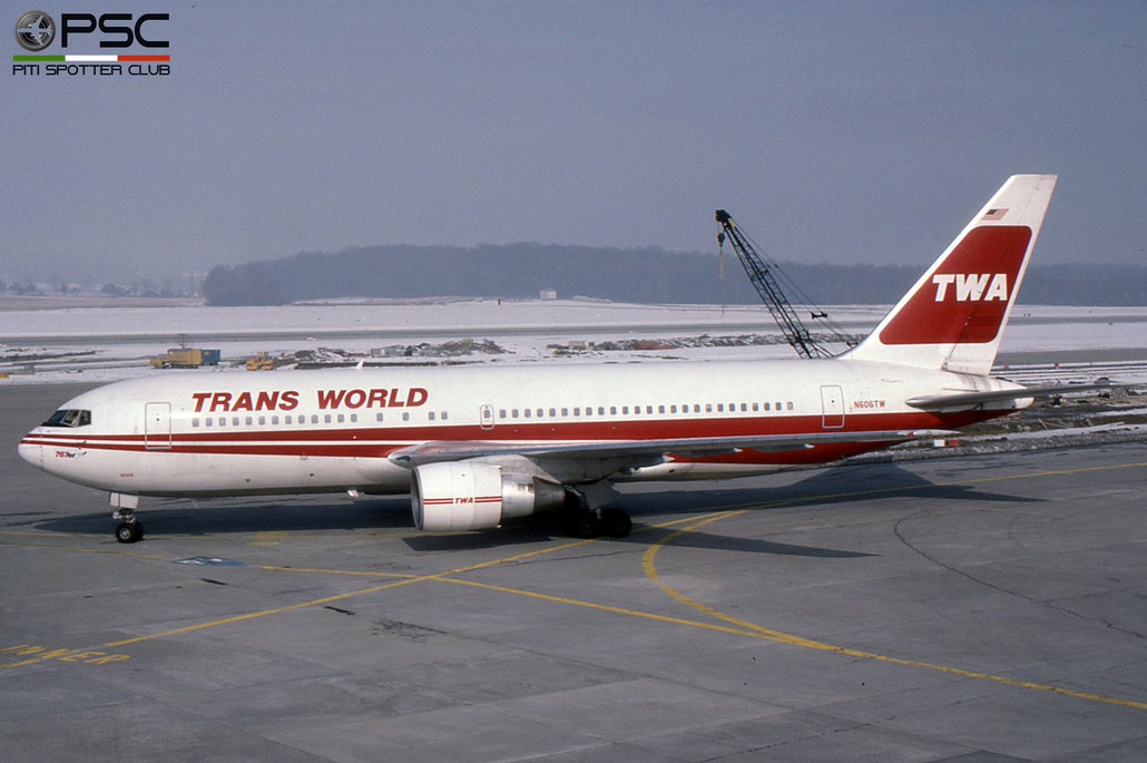 N606TW B767-231 22569/39 Trans World Airlines © 2018 courtesy of Marco Ceschi - Piti Spotter Club Verona