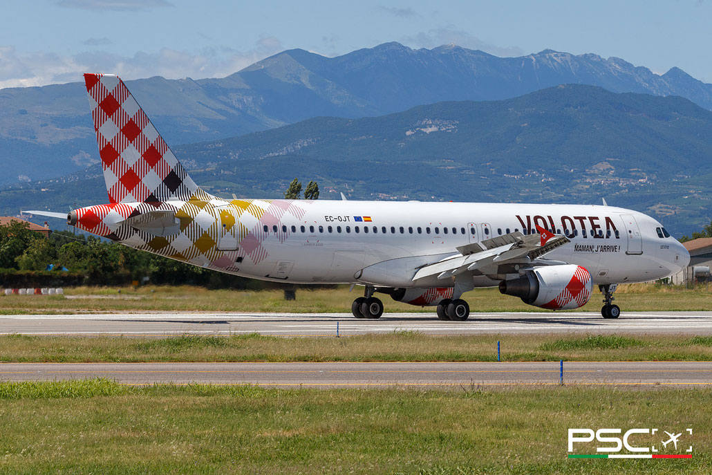 EC-OJT Airbus A320-214 5112  cfm56-5B4/P Let It Fly Volotea 2012 @ Aeroporto di Verona 07 2025 © Piti Spotter Club Verona