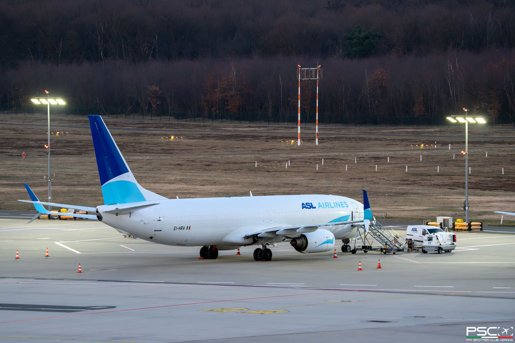 EI-HRA B737-8BKBCF 33023/1682 ASL Airlines Ireland @ Colonia/Bonn 02.2024 © Piti Spotter Club Verona
