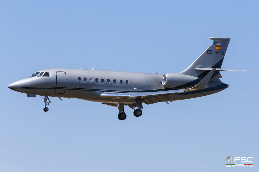 EC-MLA Dassault Falcon 2000S 735  PW308C  Gestair 2015 @ Barcellona BCN 05 2026 © Piti Spotter Club Verona