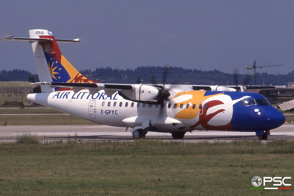 F-GPYC ATR42-500 484 Air Littoral © 2017 courtesy of Marco Ceschi - Piti Spotter Club Verona