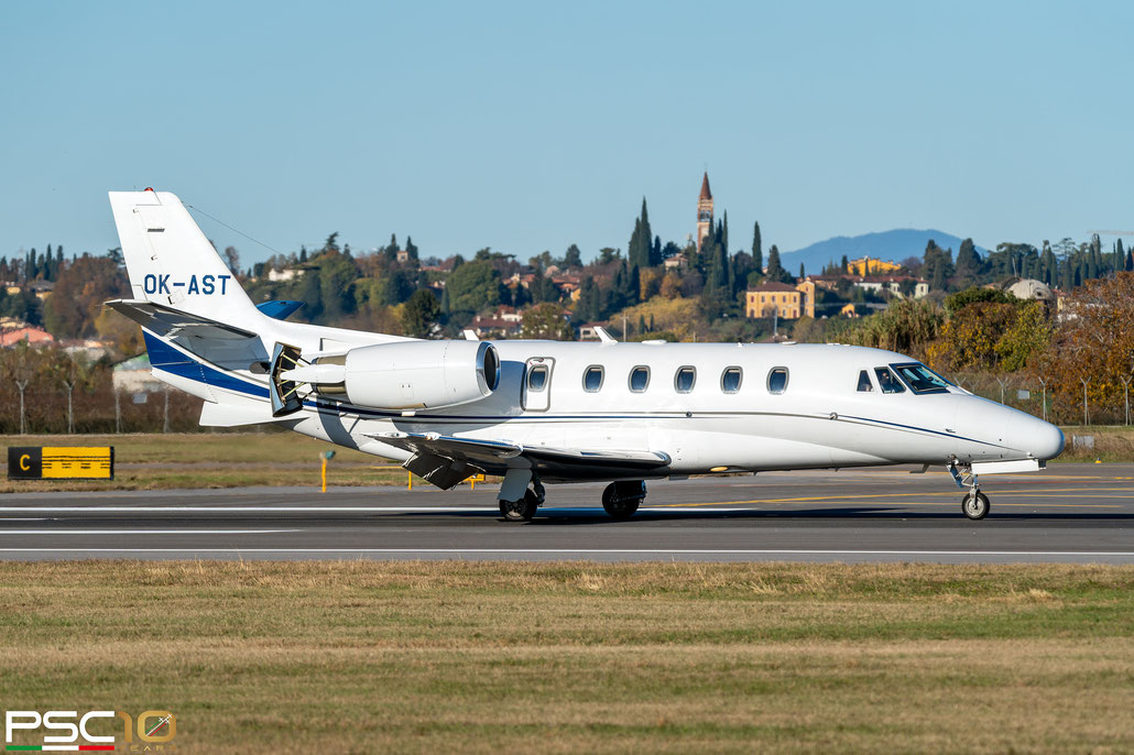 OK-AST Ce560XL 560-5068 Air Bohemia @ Aeroporto di Verona - 11/2023  ©  Piti Spotter Club Verona