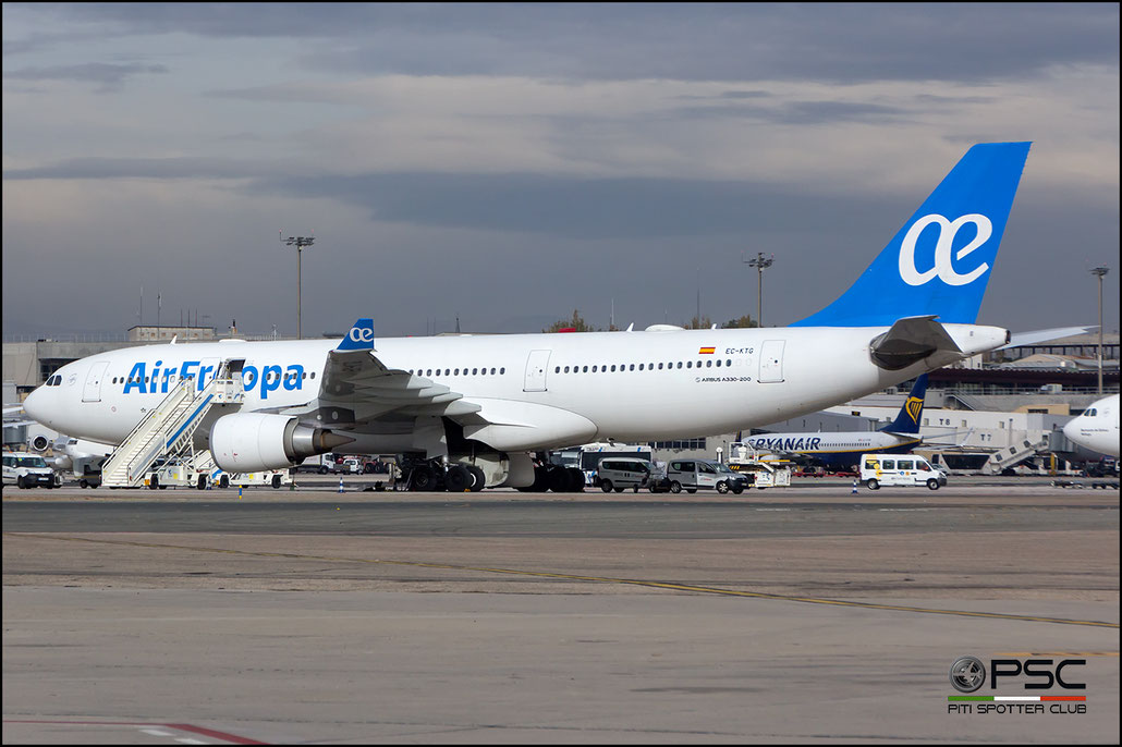 EC-KTG A330-202 950 Air Europa @ Madrid Airport 23.11.2017 © Piti Spotter Club Verona