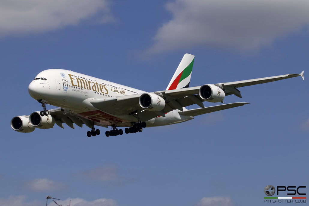 A6-EDX A380-861 105 Emirates @ London Heathrow Airport 13.05.2015 © Piti Spotter Club Verona