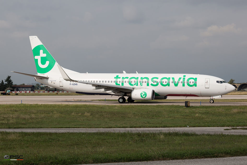 F-GZHS B737-84P 35074/2217 Transavia France - @ Aeroporto di Verona - 05/10/2016 © Piti Spotter Club Verona