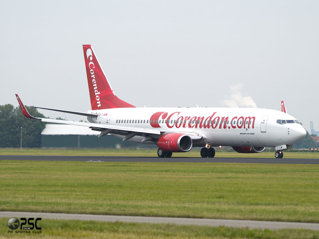 TC-TJM B737-8Q8 28218/160 Corendon Airlines @ Amsterdam Airport 20.09.2013 © Piti Spotter Club Verona