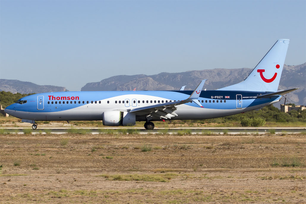 G-FDZY B737-8K5 37261/3844 Thomson Airways @ Palma de Mallorca Airport 07.2014 © Piti Spotter Club Verona