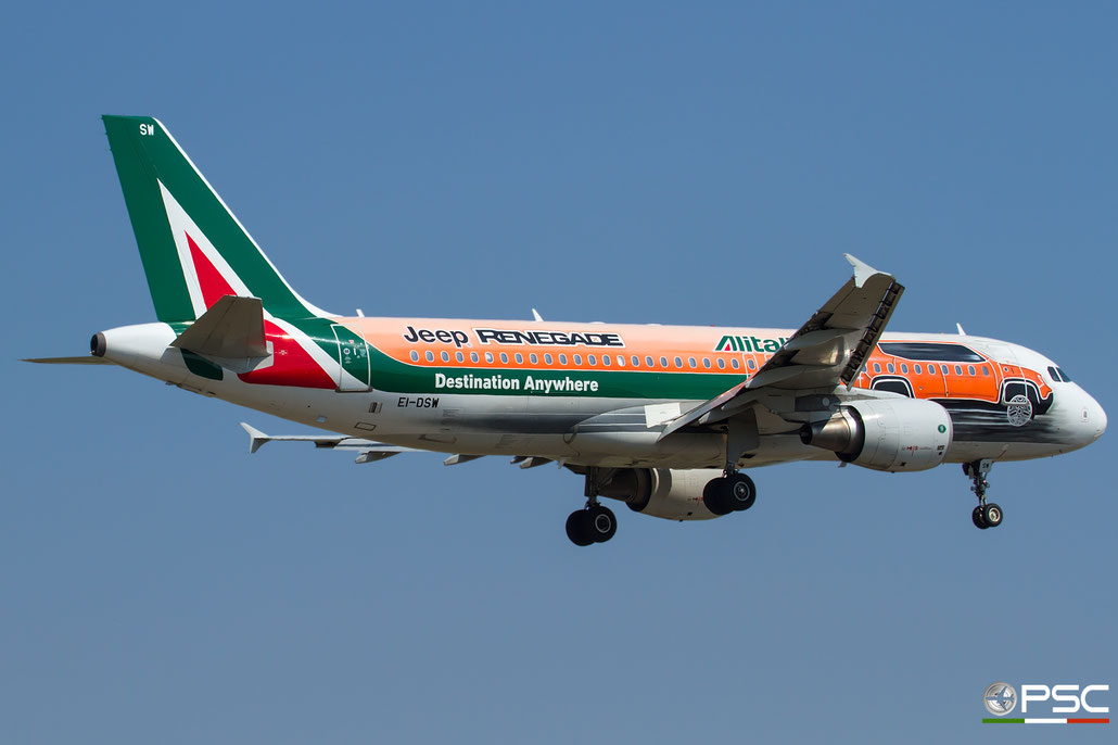 EI-DSW A320-216 3609 Alitalia @ Aeroporto di Verona 07.2017  © Piti Spotter Club Verona