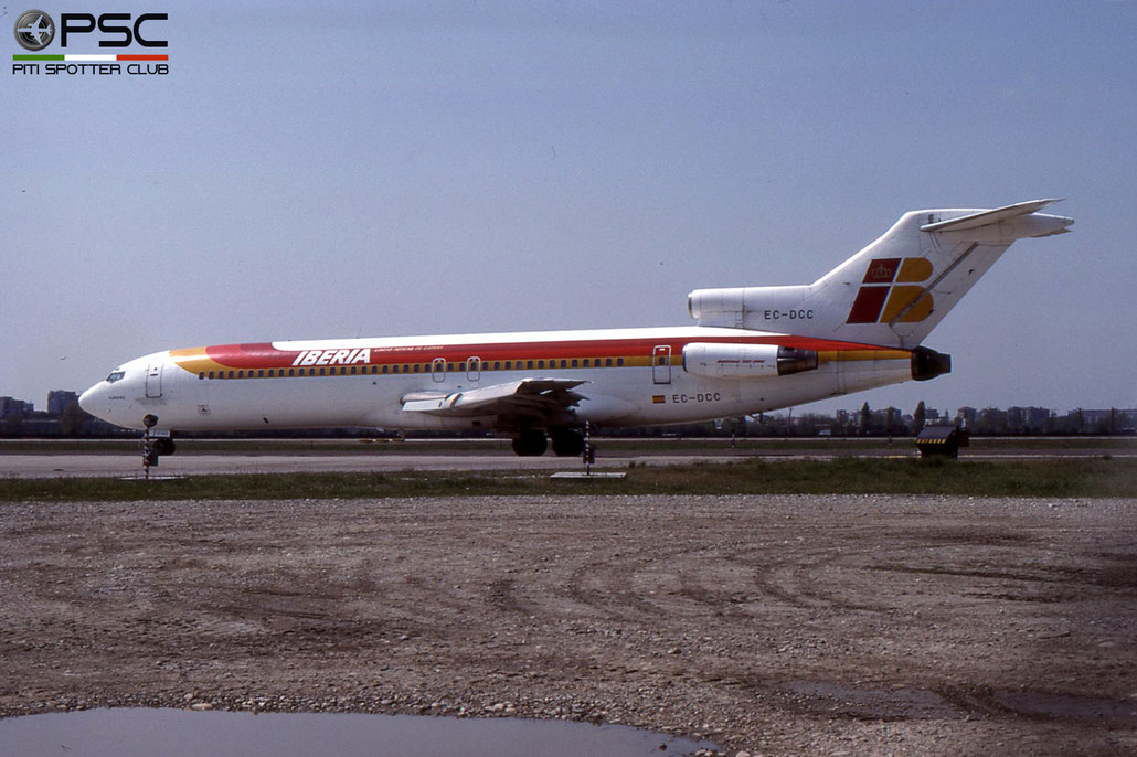 EC-DCC B727-256 21609/1369 Iberia Líneas Aéreas de España © 2018 courtesy of Marco Ceschi - Piti Spotter Club Verona