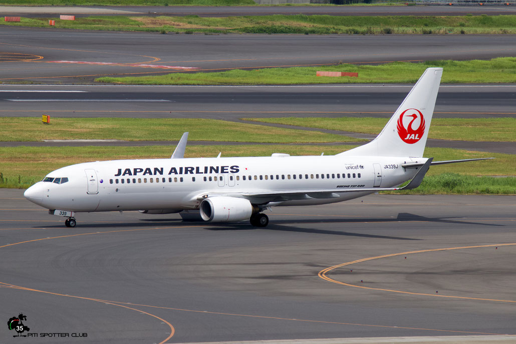JA339J B737-846 40354/3687 Japan Airlines International @ Tokyo Haneda 07.2023 © Piti Spotter Club Verona
