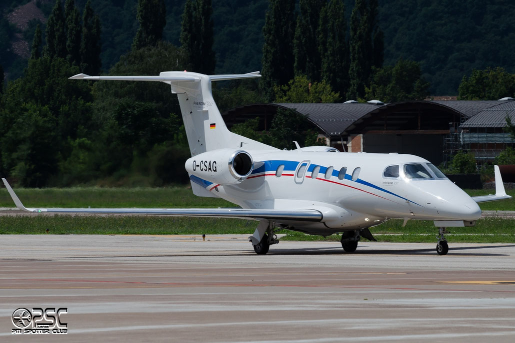 D-CSAG EMB505 50500101 Sudzucker Reise Service GmbH @ Aeroporto di Bolzano © Piti Spotter Club Verona