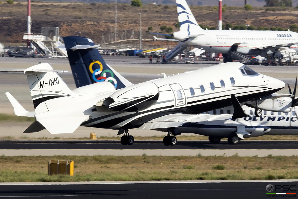 M-INNI  Learjet 60XR  60-348  M-INNI Aviation Ltd. @ Athens 2015 © Piti Spotter Club Verona 