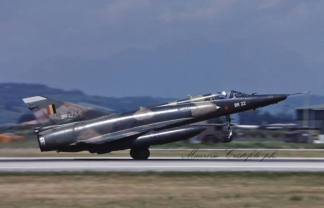 BR22   Mirage 5BR  322   @ Aeroporto di Verona © Piti Spotter Club Verona 
