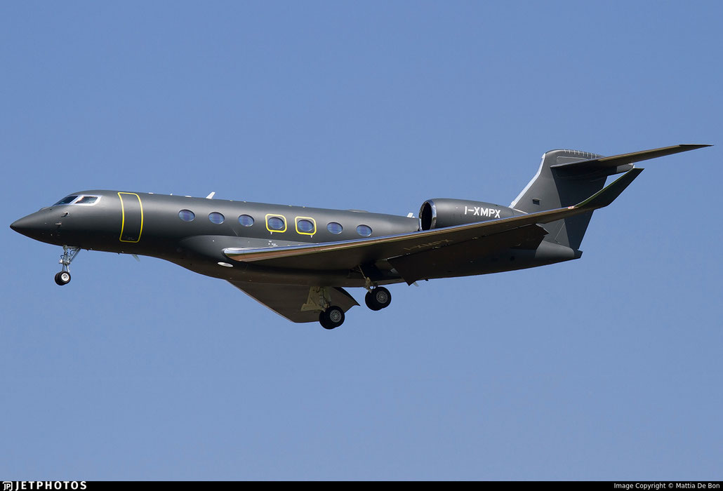 I-XMPX Gulfstream GVII-G600 73199  PW815GA  Alba Servizi Aerotransporti 2025  @ Brescia Montichiari VBS 04 2026 © Piti Spotter Club Verona