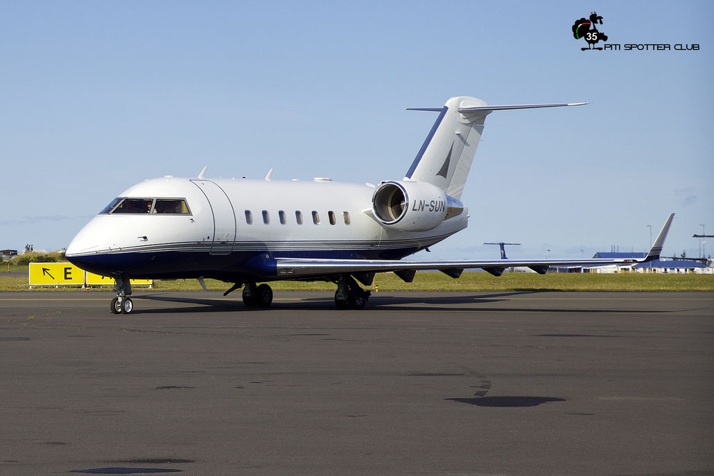 LN-SUN  CL-604  5517  Sundt Air A/S  @ Reykjavik 08.2019 © Piti Spotter Club Verona 