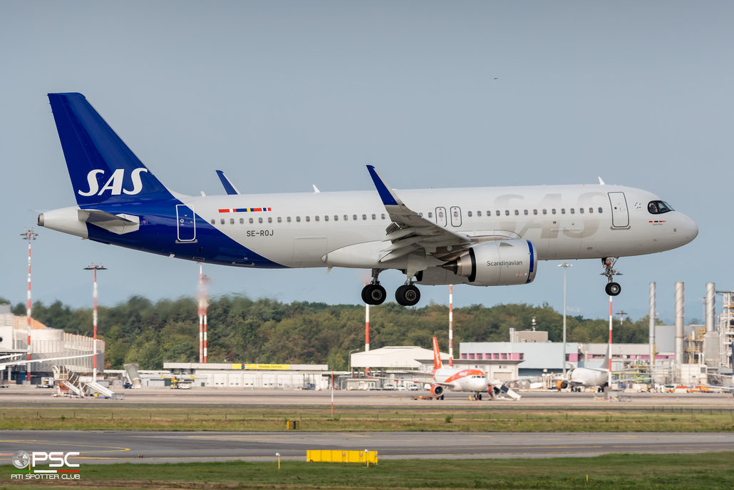 SE-ROJ  A320-251N  9312  SAS Scandinavian Airlines - Scandinavian Airlines System @ Milano Malpensa Airport ©  2022 Piti Spotter Club Verona