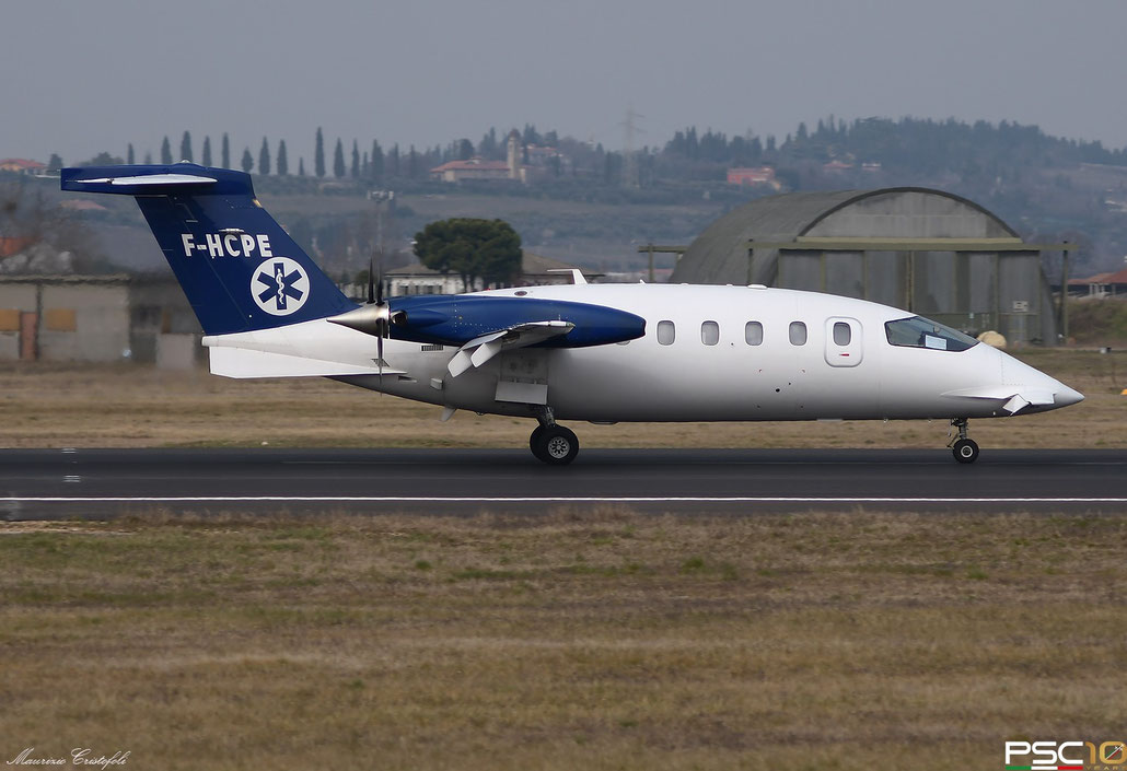 F-HCPE  P180  1144  Oyonnair  @ Aeroporto di Verona  03 2022 © Piti Spotter Club Verona