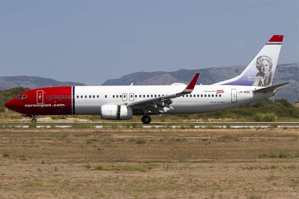 LN-NGI B737-8JP 39020/4343 Norwegian @ Palma de Mallorca Airport 07.2014 © Piti Spotter Club Verona