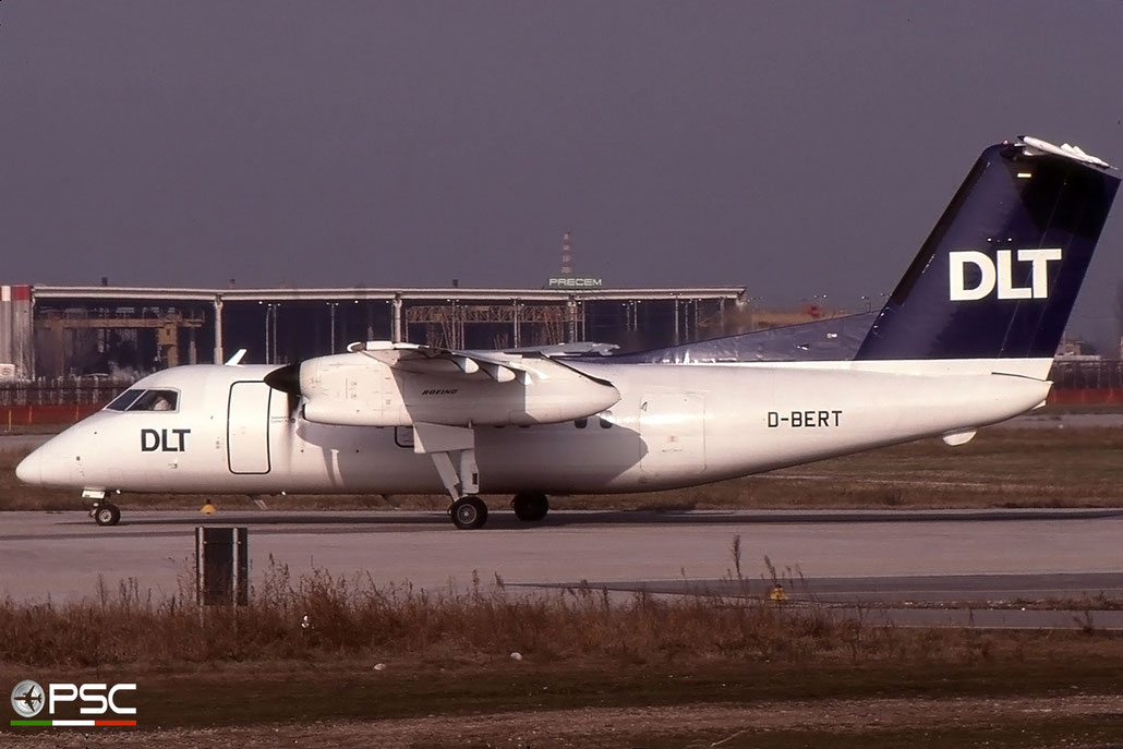 D-BERT DHC-8-102 098 DLT - Deutsche Luftverkehrsgesellschaft © 2017 courtesy of Marco Ceschi - Piti Spotter Club Verona