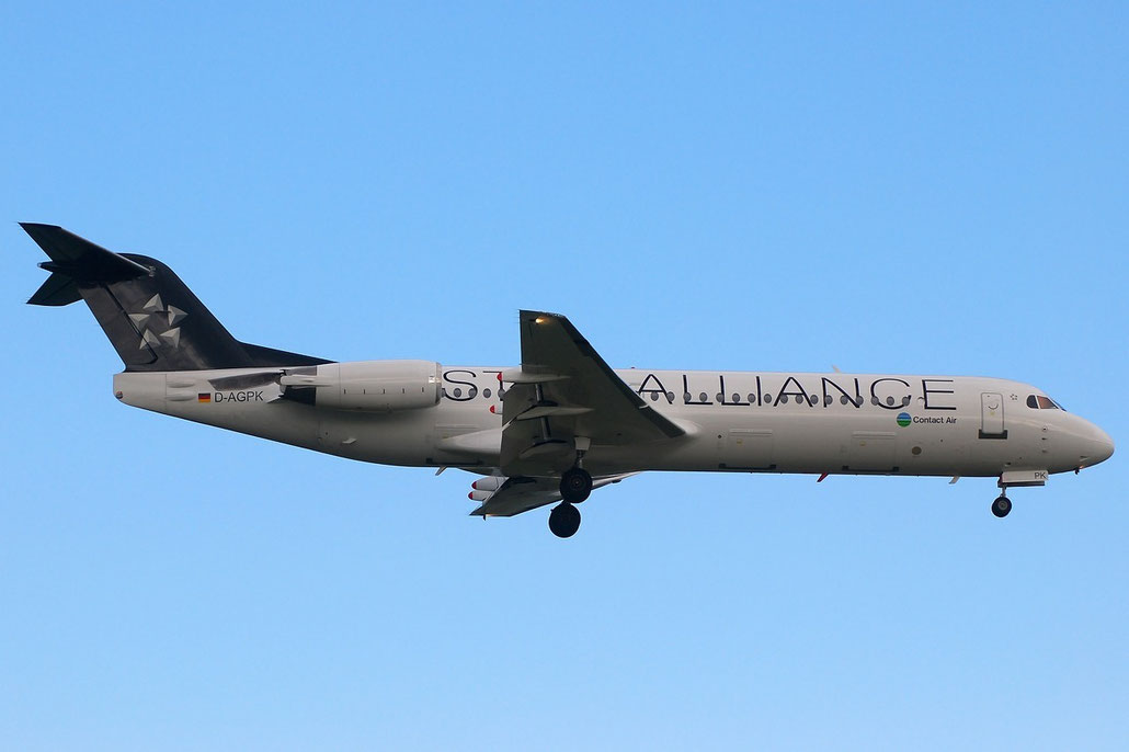 D-AGPK Fokker 100 11313 Contact Air